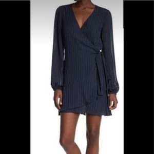 Ramy Brook navy wrap dress